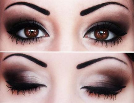 Machiaj Smokey pas de gheață de fotografii pas cu pas și video (make-up) Machiaj Smokey pas de gheață de fotografii și clipuri video pas