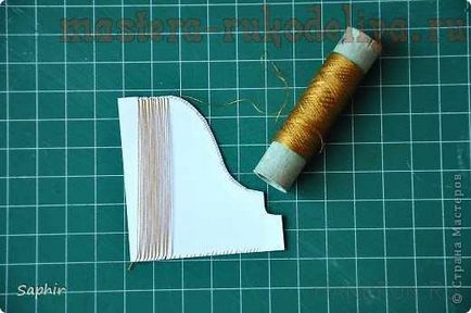 Master class pe Kvilling pian (forma diametru atașat) Master class în pian Quilling