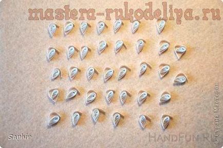 Master class pe Kvilling pian (forma diametru atașat) Master class în pian Quilling