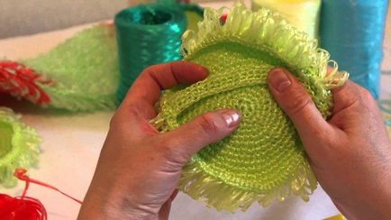 Prosop cârlig schema cu bucle alungite începe cu propriile sale mâini - cum să tricot washcloths