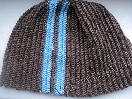 Bărbați pălărie cârlig, descriere, pălării tricot (de sex masculin) cârlig capac, descriere, capace de tricot pentru bărbați