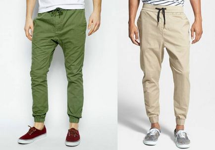 Pantaloni pentru bărbați Jogger - caracteristici importante de selecție (pantaloni Jogger) Pantaloni pentru bărbați Jogger - caracteristici importante de selecție