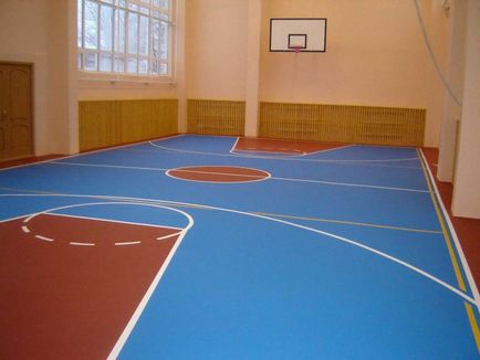 Acoperirile de pardoseală pentru sport (pot fi furnizate bobine) pardoseli sportive
