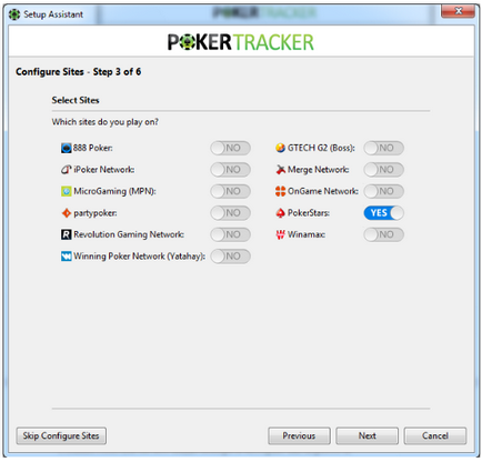 Setarea tracker de poker 4 (Poker Tracker) (setare tracker poker 4) Setarea tracker de poker 4 (Poker Tracker)