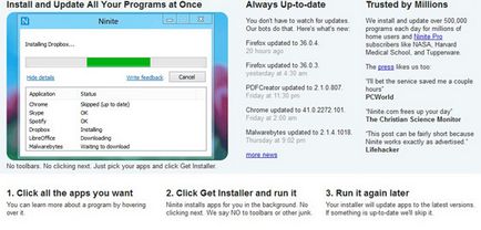 Ninite - o instalare masivă de software online gratuite (gratuit) Ninite - o instalare masivă de software online gratuit