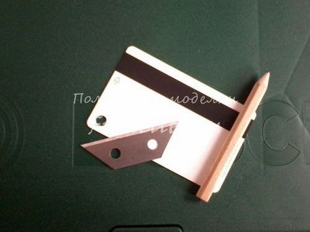 Cuțitul de un card de credit din plastic - casa pentru pescari, vânători și turiști - de casă (hartă) Cuțitul de un card de credit din plastic - casa pentru pescari, vânători și turiști - casă