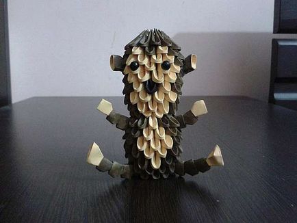 Monkey Origami - face cu mâinile lor (tehnica origami de hârtie) Monkey Origami - Fac propriile mâini