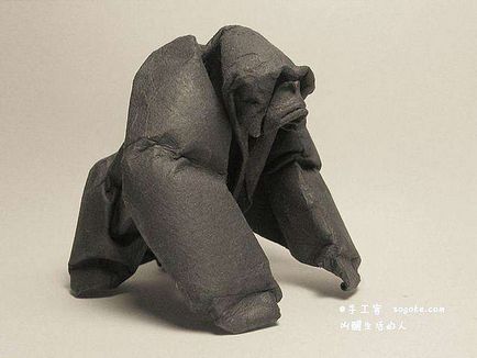 Monkey Origami - face cu mâinile lor (maimuță) Monkey Origami - Fac propriile mâini