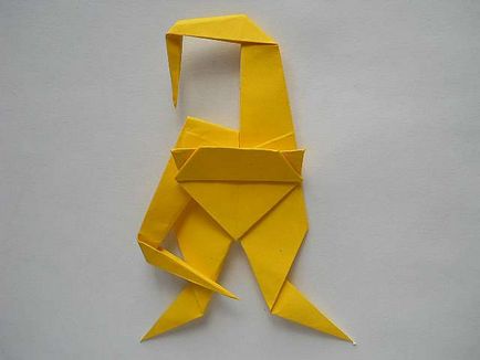 Monkey Origami - face cu mâinile lor (tehnica origami de hârtie) Monkey Origami - Fac propriile mâini