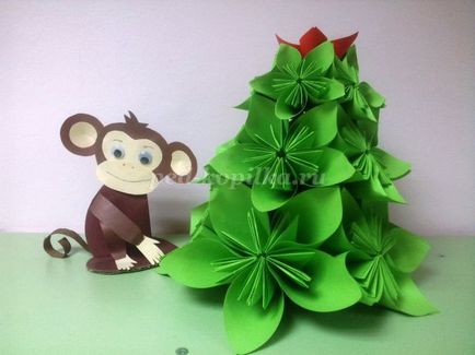 Monkey a făcut din hârtie cu mâinile (maimuță) Maimuță de hîrtie cu propriile mâini