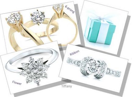 inele de logodna cu diamant ( «Tiffany inele de logodna) Inele de logodna cu diamant