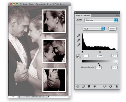 Efectuarea de fotografii de nunta în Photoshop (meniul Layer Style) Efectuarea de fotografii de nunta în Photoshop