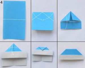 Anul Nou Origami (în sine partid roșu) 2016 Origami pentru noul an 2016