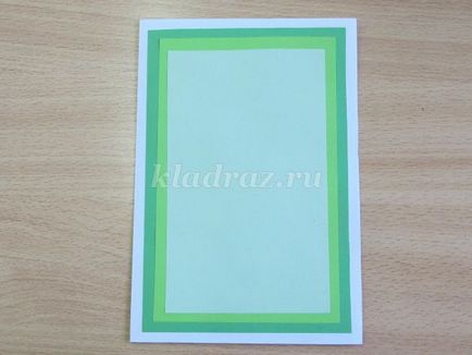 Carte poștală cu mâinile lor de la panglici de satin (de fabricație) Carte poștală cu mâinile lor de la panglici de satin