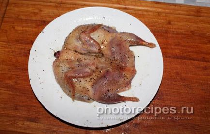 Prăjită de prepelita - Fotografii (rețete de prepeliță prăjit într-o tigaie) Prăjită de prepelita - fotografii rețete