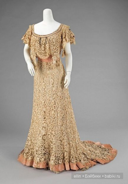 Rochie Art Nouveau (modificări în costum de femei) eră rochie de Art Nouveau