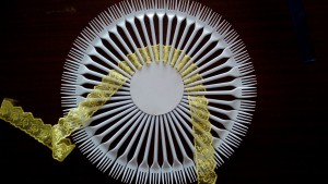 Hack de furculițe din plastic (bandă pas de margine) Articole din plastic furci
