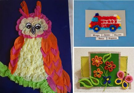 Crafts cu mâinile lor dintr-o selecție de hârtie ondulat, atelier (meserii) Crafts cu mâinile lor din hârtie de selecție, master-class ondulat
