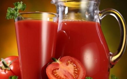 Avantaje și prejudicii de suc de tomate (utilizare) Avantaje și prejudicii de suc de roșii