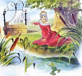 Frog Prince - citit o poveste on-line - Frații Grimm (zana) Frog Prince - citește poveste on-line - Frații Grimm