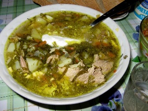 reteta Supa cu carne înăbușită (cartofi Peel decojite) reteta de supa cu carne înăbușită