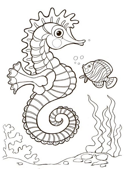 Desene pe tema marin, batic și I (imagini) Desene pe tema marin, batic și I
