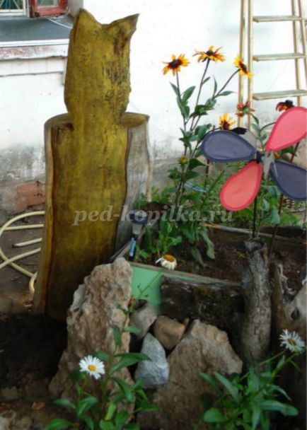 Gradinarit figura bufniță cu mâinile lor (lor) Gradinarit figura bufniță cu propriile sale mâini