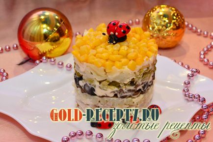 Salata cu ciuperci si salata de pui cu ciuperci reteta (set de gătit) Salata cu ciuperci și salată de pui cu ciuperci reteta