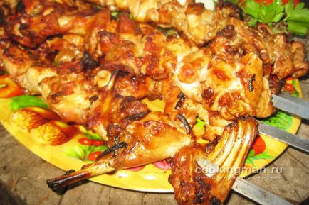 Frigarui de iepure - gătit pentru bărbați (rețete de iepure) Frigarui de iepure - gătit pentru bărbați