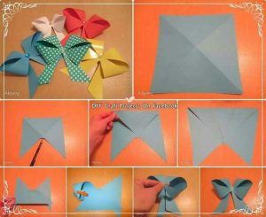 Fold scheme arc origami decorative (origami) Adaugă un scheme de origami funda decorativa