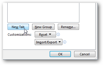 Creați o filă personalizată pe panglică de meniu în Office 2010 (Word) Creați o filă personalizată pe panglică de meniu în funcție în 2010