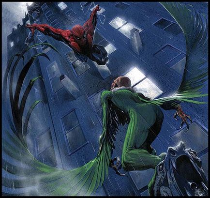 Vulture scurtă istorie a (minunea supervillains) caractere Scurt istoric Vulture a caracterului