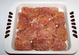 Porc la cuptor cu cartofi rasi - pas cu pas fotoretsept (șuncă) Carne de porc la cuptor cu cartofi rasi - pas cu pas fotoretsept