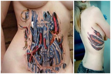 Caracteristici Tatuaje biomehanika-, miniaturi tatuaje biomecanice (tatuaje) Tattoo biomehanika- caracteristici, schite, tatuaje biomecanice