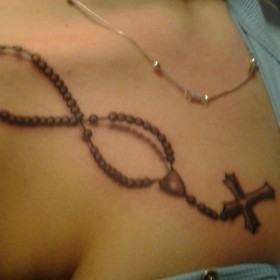 lanț tatuaj (lanț cruce Man) tatuaj lanț