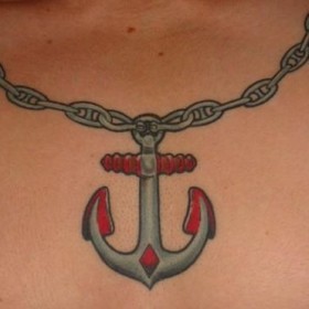 Tatuaj cu lanț (tatuaj piept Man) tatuaj lanț