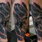 Tatuaj în stilul biomecanica cele mai bune 60 de fotografii și schițe (stil) Tatuaj în stilul biomecanica cele mai bune 60 de fotografii și schițe