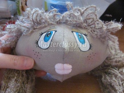 păpușă textile cu propriile sale mâini (Stamp) păpușă textile cu propriile sale mâini