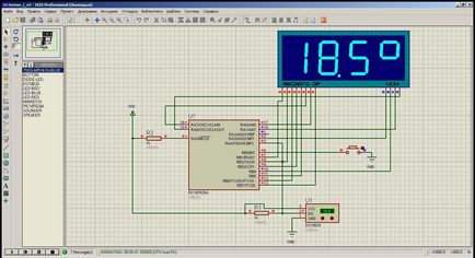 Termometru (indicator de temperatură) de pe PIC16F628A microcontroler (firmware) Termometru (indicator de temperatură) de pe PIC16F628A microcontroler