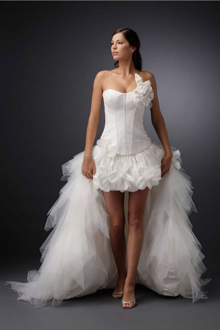 Trend 2016 rochie de mireasa scurta (scurt) Trend rochie de mireasa scurta 2016