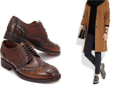 pantofi Derby (65 poze) ceea ce sa poarte modele de sex feminin ce este (model) pantofi Derby (65 poze) ceea ce sa poarte modele de sex feminin ce este