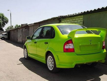 Tuning sedan Lada Kalina și sport propriile lor mâini (foto, video) (de tuning sedan Lada Kalina) Tuning sedan Lada Kalina si sport propriile lor mâini (foto, video)