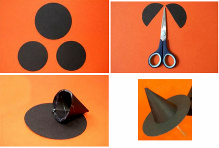 Decorare pentru Halloween cu mâinile lor (modul de a face decoratiuni pentru Halloween) decoratiuni de Halloween pe mâinile ei