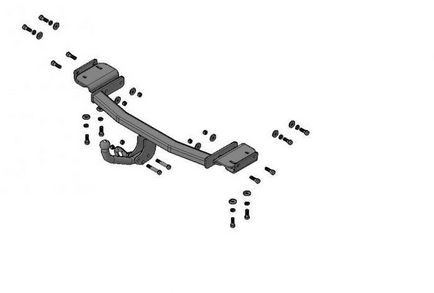 Cupla universal pentru autoturisme (tractare) Hitch universal pentru masina