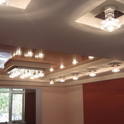 Instalarea benzii LED pe tavan (instalarea LED benzi) Instalarea LED benzi pe tavan