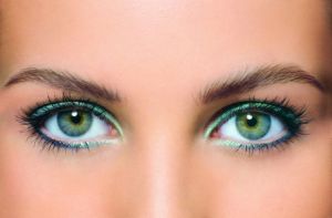 Seara de make-up pentru reguli și secrete verzi ale ochiului (verde) Seara de make-up pentru reguli și secrete ochi verzi
