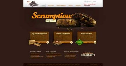 Delicioase restaurante de design site-ul web (site-uri) Delicios web site-ul restaurante de design