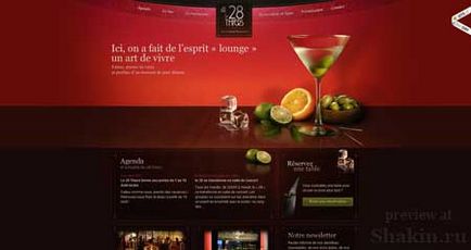 Delicios web site design de restaurante (restaurante) Delicios web site-ul restaurante de design