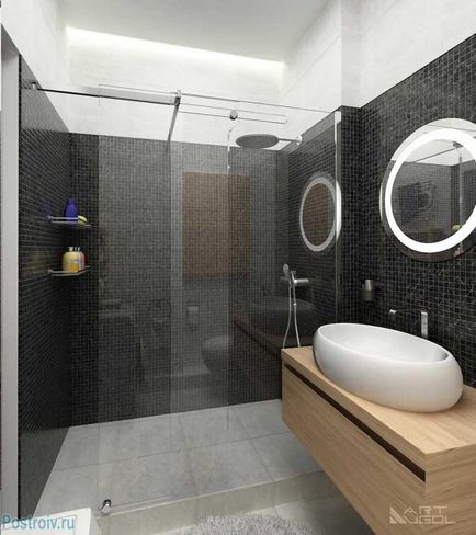 Întâlnește! Interiorul modern al unui apartament studio, cu o nișă (interior) Întâlnește! Interiorul modern al unui apartament studio cu o nișă