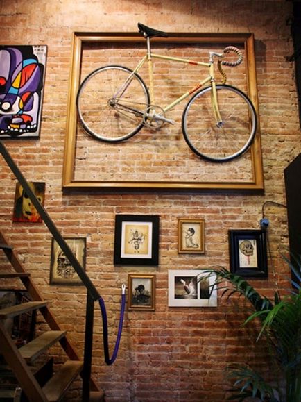 depozitare biciclete în apartament, lucrurile interioare (mai multe biciclete) depozitare biciclete în apartament, chestii de interior
